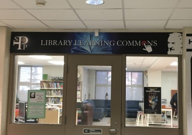Spp Library Sign